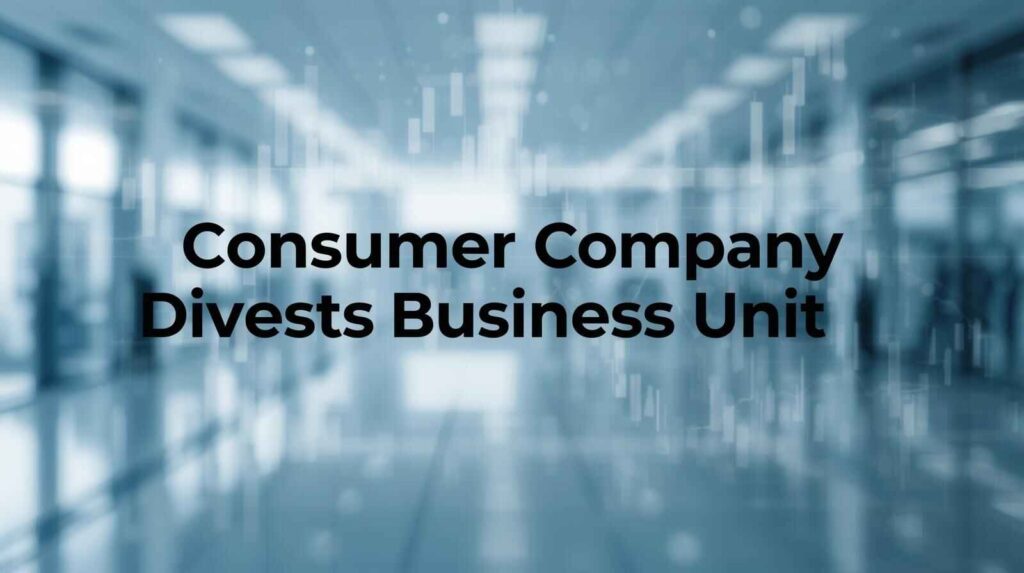 Consumer Company Divests Business Unit