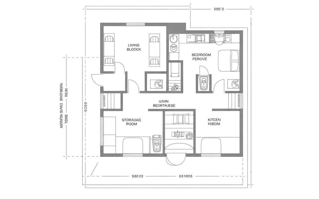 Apartment Above Business Floor Plan